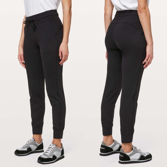 lululemon athletica Black Track Pants - Picture 1 of 6